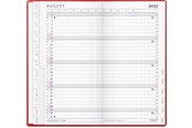 Calendar - Mayland Index Planner månedskalender rød vinyl 2027 - 27090010