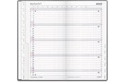 Calendar - Mayland Index Planner månedskalender mørkegrå PP-plast 2027 - 27090050