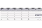Calendar - Mayland Dag-uge bordkalender grå PP-plast 2027 - 27130000