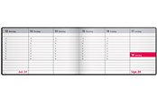 Calendar - Mayland Mini bordkalender sort vinyl 2027 - 27132000