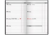 Calendar - Mayland Lommekalender uge blå kunstskind indbundet 2027 - 27162000