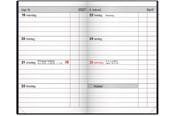 Calendar - Mayland Lommekalender uge sort kunstskind indbundet 2027 - 27162010