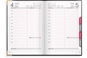 Calendar - Mayland Årbog dagkalender sort kunstskind indbundet 2027 - 27190000
