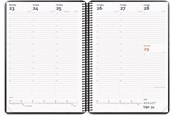 Calendar - Mayland Diplomat ugekalender m/spiral sort kunstskind 2027 - 27194500
