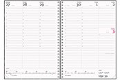 Calendar - Mayland A5 ugekalender højformat mørkegrå PP-plast 2027 - 27200000