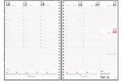 Calendar - Mayland A5 ugekalender højformat matsort genbrugskarton 2027 - 27200500