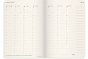 Calendar - Mayland A5 Forma Deluxe ugekalender højf. brun kunstskind 2027 - 27200800