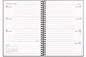 Calendar - Mayland A6 ugekalender tværformat matsort genbrugskarton 2027 - 27201220