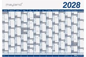 Calendar - Mayland Kæmpekalender 1x13 mdr. PP-plast rør 2028 - 28065000