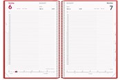 Calendar - Mayland Timekalender rød PP-plast 2028 - 28218010
