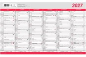 Calendar - Mayland Kontorkalender Stor m/flagdage 2027 - 27055000