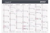 Calendar - Mayland Kontor-bordkalender Moderne A5 2027 - 27058100