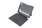 Tastatur - Deqster Touch PLUS - keyboard and folio - Tastatur & Folio sæt - Tysk - Grå - 90-2000013