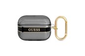Mobil - Andet Tilbehør - GUESS GUAPHHTSK AirPods Pro cover black/black Strap Collection - 3666339047054