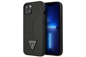 Mobil - Covers & Cases - GUESS GUHCP13SPSATLK iPhone 13 mini 5.4 "black / black hardcase SaffianoTriangle Logo - 3666339040277