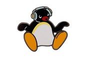 Merchandise - FaNaTtik - Pingu - Limited Edition Headphones Pin Badge - Pin / Badge - M-PGU01