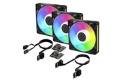 Kabinet Køler - Arctic BioniX P14 A-RGB - 3pack - Kabinet køler - 140mm - Sort med RGB LED lys - ACFAN00341A