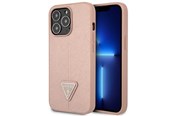 Mobil - Covers & Cases - GUESS GUHCP14LPSATLP iPhone 14 Pro 6.1 "pink / pink hardcase SaffianoTriangle Logo - 3666339065508