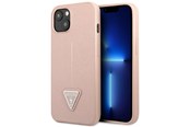 Mobil - Covers & Cases - GUESS GUHCP14MPSATLP iPhone 14 Plus 6.7 "pink / pink hardcase SaffianoTriangle Logo - 3666339065492