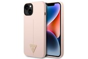 Mobil - Covers & Cases - GUESS GUHCP14MSLTGP iPhone 14 Plus 6.7" pink/pink hardcase Silicone Triangle - 3666339065935