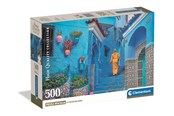Puslespil - Clementoni Puzzle HQC Blue Street of Chefchaouen 2026 - Compact 500 pieces 2D Puslespil - 35621