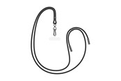 USB kabel - FIXED Neck Cable USB-C/C PD 60W - 1.6m - Black - FIXDN-BK