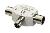 Kabel Organisering - Deltaco - splitter for radio - 2-way fully shielded - R00150040