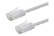 Netværkskabel - Deltaco patch cable - 50 cm - white - Hvid - TP-605W-SLIM