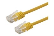 Netværkskabel - Deltaco patch cable - 15 m - yellow - Gul - TP-615Y-SLIM