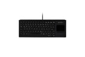 Tastatur - Cherry Contour Active Key Industrial AK-4400-GU - keyboard - low profile compact - with trackpad - QWERTY - Pan Nordic - black Input Device - Tastatur - Nordisk - Sort - AK-4400-GU-B/NOR