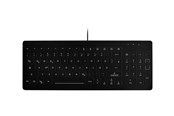 Tastatur - Contour Active Key QuickClean AK-CB7012F - keyboard - medical hygienic design removable cover compact - QWERTY - Pan Nordic - black Input Device - Tastatur - Nordisk - Sort - AK-CB7012F-U1-B/NOR