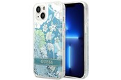 Mobil - Covers & Cases - GUESS GUHCP14SLFLSN iPhone 14 6.1 "green / green hardcase Flower Liquid Glitter - 3666339088422