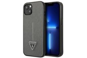 Mobil - Covers & Cases - GUESS GUHCP14SPSATLG iPhone 14 6.1 "silver / silver hardcase SaffianoTriangle Logo - 3666339065447