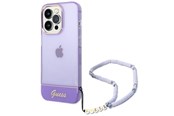 Mobil - Covers & Cases - GUESS GUHCP14XHGCOHU iPhone 14 Pro Max 6.7" purple/purple hardcase Translucent Pearl Strap - 3666339064235