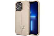 Mobil - Covers & Cases - GUESS GUHCP14XPSATLE iPhone 14 Pro Max 6.7 "beige / beige hardcase SaffianoTriangle Logo - 3666339065430