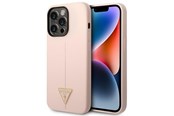 Mobil - Covers & Cases - GUESS GUHCP14XSLTGP iPhone 14 Pro Max 6.7" pink/pink hardcase Silicone Triangle - 3666339065959