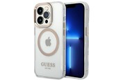 Mobil - Covers & Cases - GUESS GUHMP14LHTRMD iPhone 14 Pro 6.1 "gold / gold hard case Metal Outline Magsafe - 3666339069728