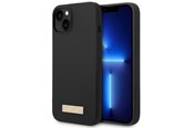Mobil - Covers & Cases - GUESS GUHMP14MSBPLK iPhone 14 Plus 6.7" black/black hard case Silicone Logo Plate MagSafe - 3666339070236