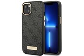 Mobil - Covers & Cases - GUESS GUHMP14MU4GPRK iPhone 14 Plus 6.7 "black / black hard case 4G Logo Plate MagSafe - 3666339069872