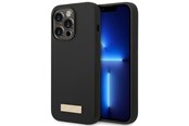 Mobil - Covers & Cases - GUESS GUHMP14XSBPLK iPhone 14 Pro Max 6.7" black/black hard case Silicone Logo Plate MagSafe - 3666339070250