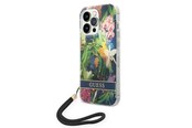 Mobil - Covers & Cases - GUESS GUOHCP14LHFLSB iPhone 14 Pro 6.1 "blue / blue hardcase Flower Strap - 3666339093976
