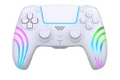 Spil tilbehør - Deep Explorer Wave - White - Wireless Controller - Sony PlayStation 4 - PS4MANWIRLEDW