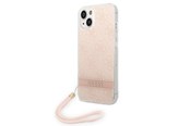 Mobil - Covers & Cases - GUESS GUOHCP14MH4STP iPhone 14 Plus 6.7 "pink / pink hardcase 4G Print Strap - 3666339093884