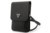 Tasker - GUESS Handbag GUWBSATMBK black / black Saffiano Triangle - 3666339050498