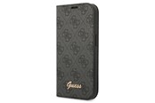 Mobil - Covers & Cases - GUESS GUBKP14LHG4SHK iPhone 14 Pro 6.1 "black / black book 4G Vintage Gold Logo - 3666339083182