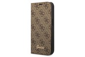 Mobil - Covers & Cases - GUESS GUBKP14XHG4SHW iPhone 14 Pro Max 6.7 "brown / brown book 4G Vintage Gold Logo - 3666339083236
