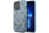 Mobil - Covers & Cases - GUESS 4G Triangle Logo Cardslot Case for iPhone 13 Pro / 13 - Blue - 3666339047788