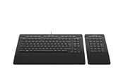 Tastatur - 3Dconnexion Keyboard Pro with Numpad - Tastatur & Numerisk sæt - Universal - Sort - 3DX-700092
