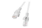 Netværkskabel - Lanberg patch cable - 30 m - white RAL 7035 - Hvid - PCU5-10CC-5000-S