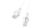 Netværkskabel - Lanberg patch cable - 5 m - white RAL 9010 - Hvid - PCU6-10CC-0500-W